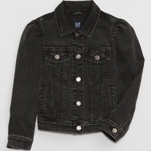 NEW Kids Boys Girls Puff Sleeve Icon Denim Jacket sz 5